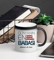 Babalar Günü Hediyesi  Sihirli Kupa Bardak