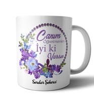 Öğretmenler Günü Porselen Kupa Bardak