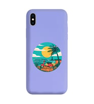 Lila Lansman Telefon Kılıfı Iphone X
