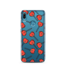 Şeker Tasarımlı Süper Şeffaf Silikon Telefon Kılıfı Huawei Y6 Prime (2019)