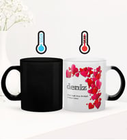 BK Gift Kişiye Özel Sevgili İsim Anlamı Sihirli Cam Kupa Bardak - 4