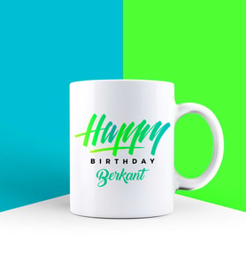 Kişiye Özel Happy Birthday Kupa Bardak 85759