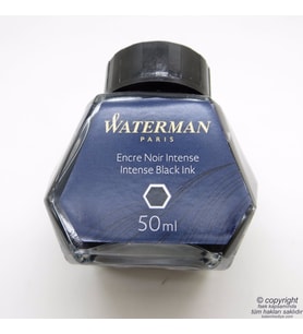 Waterman Siyah Mürekkep 50ml. Şişe - Encre Noir Intense
