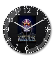 Thanos Marvel Duvar Saati Bombeli Gercek Cam
