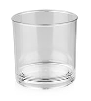 Plastport Kırılmaz Viski Bardağı 250 ml - 100 Adet (Sedef)