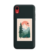 Siyah Lansman Telefon Kılıfı Iphone XR