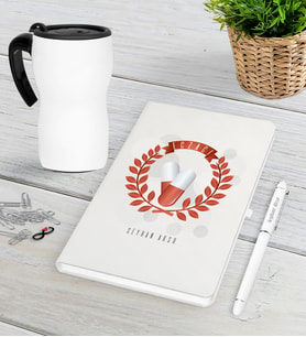 BK Gift Kişiye Özel Eczacı Beyaz Defter Kalem Termos Mug Seti-9 (Model 1)