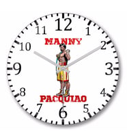 Mannypacquiao Pacquiao Duvar Saati Bombeli Gercek Cam