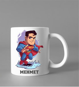 Marvel Superman Kupası Kişiye Özel