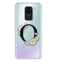 Papatya Harf Tasarım Süper Şeffaf Silikon Telefon Kılıfı Xiomai Redmi Note 9 O-H