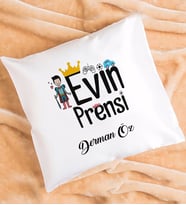 Evin Prensi Tasarımlı Kişiye Özel Hediye Evin Prensi Yastık