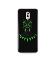 Black Panter Tasarım Süper Şeffaf Silikon Telefon Kılıfı Samsung C8 