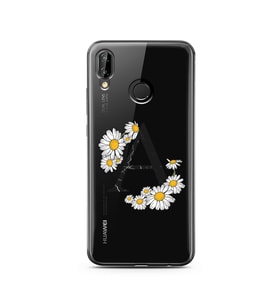 Papatya Harf Tasarım Süper Şeffaf Silikon Telefon Kılıfı Huawei P20 Lite   A-Har