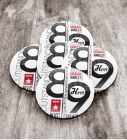 BK Gift Kişiye Özel İsimli Ahşap Rozet (5 Adet) 3