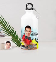 BK Gift Kişiye Özel Bay Dj Karikatürlü Metal Suluk 500 Ml 1