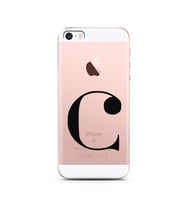 Iphone 5s Harf Tasarımlı Telefon Kılıfı C-Harfi 