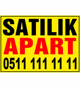 MIGNATIS - Satılık Apart Branda Afişi