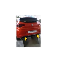 Renault Clio 5 HB Krom Arka Tampon  Çıtası 2019 ve sonrası P.ÇELİK