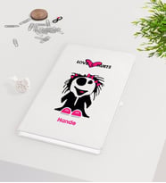 BK Gift Kişiye Özel Sevgililer Günü Beyaz Defter-104