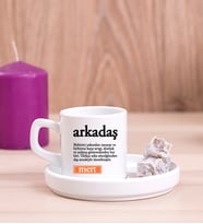 Arkadaş Kelime Anlamı Concept Türk Kahvesi Fincanı