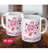 Kişiye Özel İsimli İyiki Doğdun Hediye Kupa Bardak