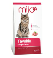 Milo Tavuk Etli Kedi Maması 10 kg Sokak Hayvanları İçin Kedi Maması