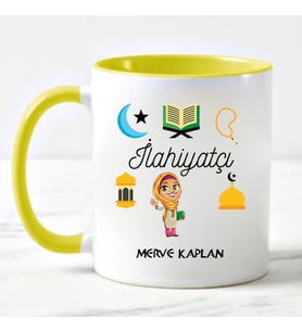 İlahiyatçı Kupa Bardağı Sarı