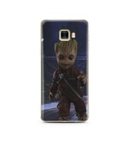 Baby Groot Tasarım Süper Şeffaf Silikon Telefon Kılıfı Samsung C7  