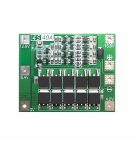 4S 40A 14.8V Enhanced Versiyon Lityum Batarya BMS Koruma Kartı