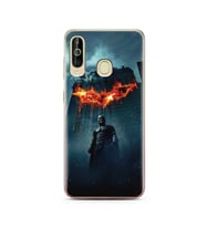 Batman Tasarım Süper Şeffaf Silikon Telefon Kılıfı Samsung A60