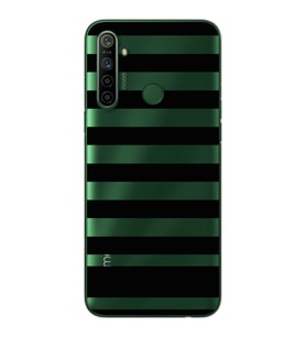 Çizgi Tasarımlı Süper Şeffaf Silikon Telefon Kılıfı Oppo Realmi 5i