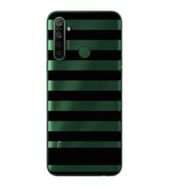 Çizgi Tasarımlı Süper Şeffaf Silikon Telefon Kılıfı Oppo Realmi 5i