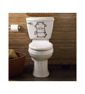 Su aygırı klozet Kapak Banyo Wc Sticker Yapıştırma