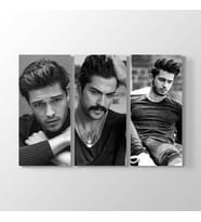 3 Fotoğraflı Parçalı Kanvas Tablo 60 x 100