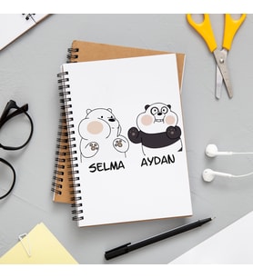 We Bare Bears Arkadaş Defteri Kişiye Özel