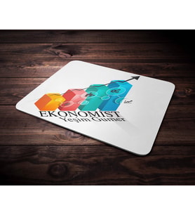 Kişiye Özel Ekonomist Tasarımlı Mouse Pad (Renksiz)