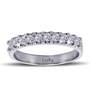 Lova 0,48 Karat Pırlanta Yarımtur Yüzük - 1050209