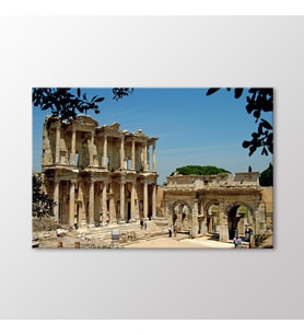 Arty Tablo Celsus Kütüphanesi Tablo (Karışık)