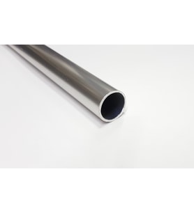 Alüminyum Yuvarlak Boru Renk Gri Uzunluk 100 cm Dış Çap 19 mm