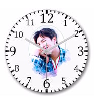 Bts Rm Duvar Saati Bombeli Gercek Cam