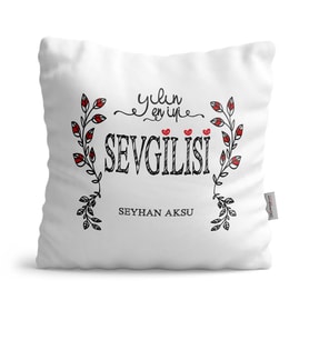 BK Gift Kişiye Özel Yılın En İyi Sevgilisi  Yastık