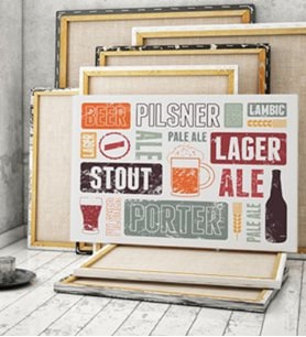 Beer Tasarımlı Kanvas Tablo 50x70cm 4
