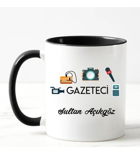Gazeteci Kupa Bardağı Siyah