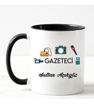 Gazeteci Kupa Bardağı Siyah