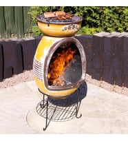 Asador Mangal ve  Kapaklı Bahçe Şöminesi
