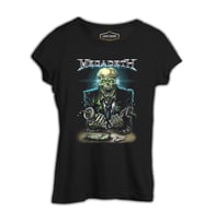 Megadeth - Vic 4 Siyah Kadın Tshirt