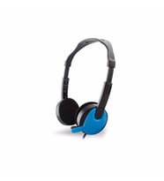 Snopy Sn-717 Siyah/Mavi Mikrofonlu Kulaklık