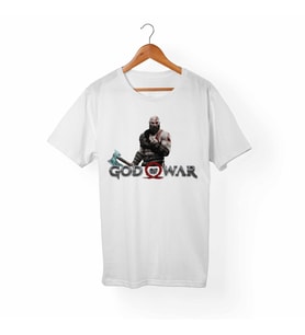 God Of War Beyaz Tişört