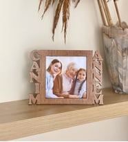 Kişiye Özel Fotoğraflı Canım Annem Mdf Çerçeve Ahşap
