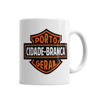 Cidade Branca Motorsiklet Kupa Bardak Porselen